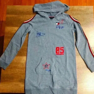 Tommy Hilfiger Graphic Girls Long Sleeve Dress. Size 12-14